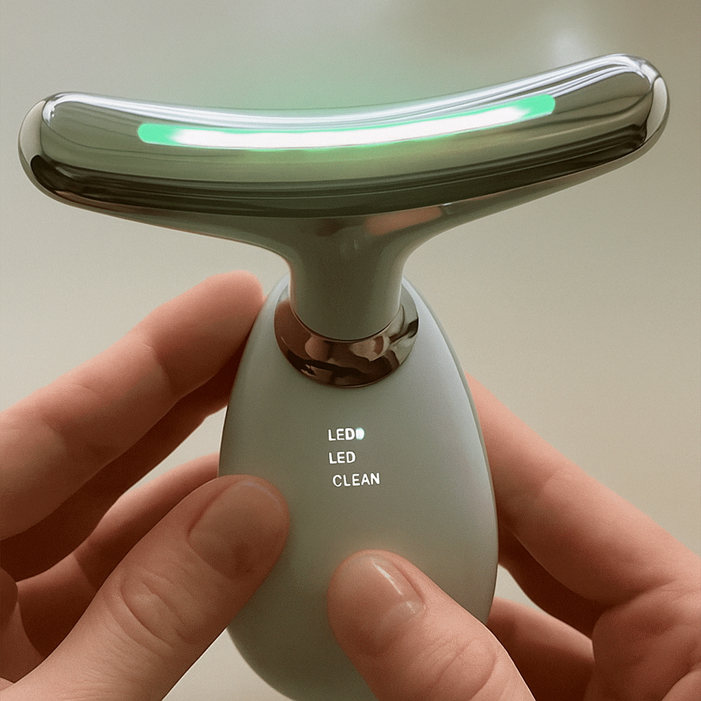 MASAJEADOR FACIAL LED ANTIEDAD