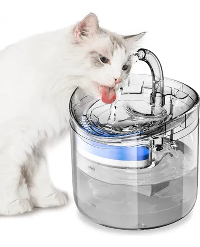 Bebedero con Fuente Agua Eléctrico Para Perros Y Gatos